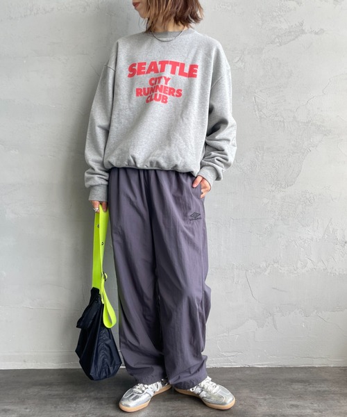 umbro（アンブロ） パンツ 別注 ナイロントラックパンツ レディース