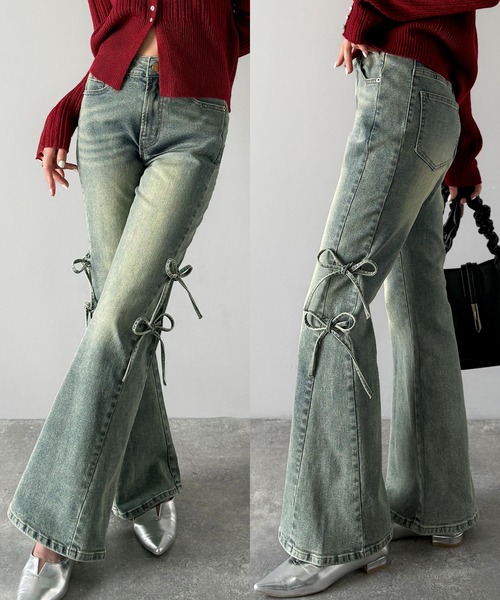 mily bilet ジーンズ デニム デニムパンツ 「mily bilet」美脚を