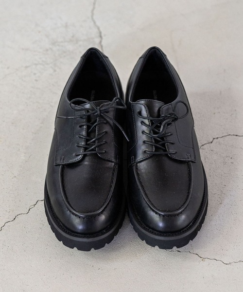 GLOBAL WORK（グローバルワーク） シューズ らくっション撥水レザー