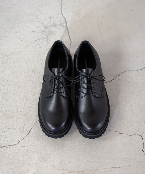 GLOBAL WORK（グローバルワーク） シューズ らくっション撥水レザー