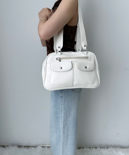 TITTY＆CO.（ティティーアンドコー） ボストンバッグ アウトポケット