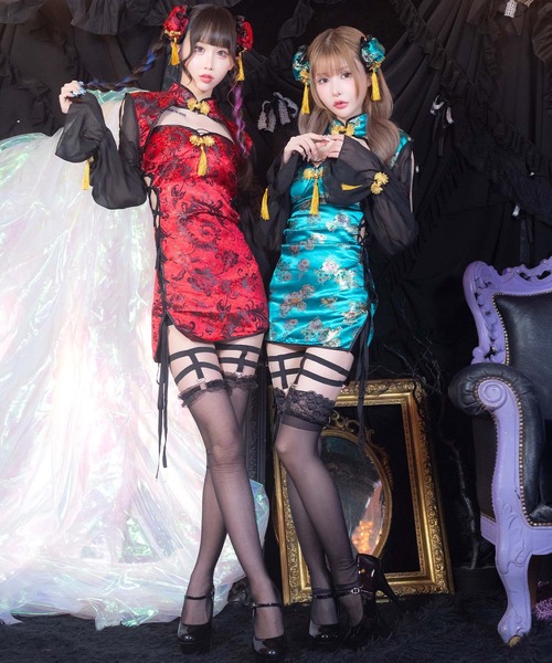Tika（ティカ） コスプレ コスプレ チャイナ セクシー 袖あり 2Way
