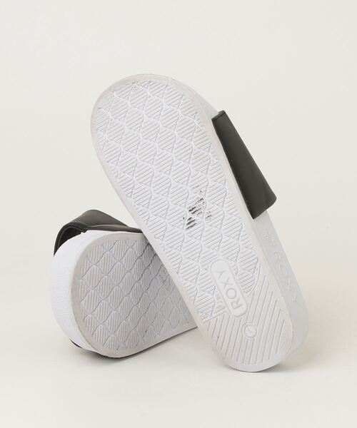 「ROXY」 フラットサンダル LARGE ホワイト レディース_画像3