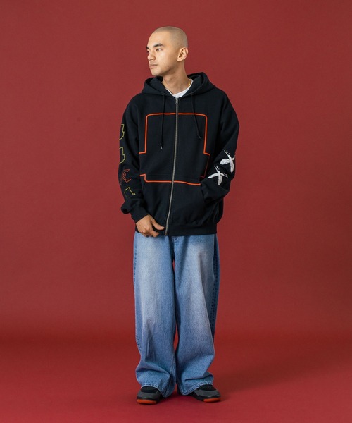 XLARGE（エクストラ ラージ） ジーンズ WASHED BAGGY DENIM PANTS