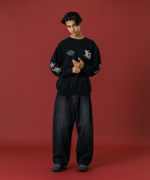 XLARGE（エクストラ ラージ） ジーンズ WASHED BAGGY DENIM PANTS