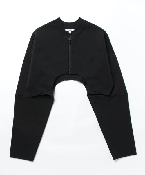 UN3D.（アンスリード） ジップアップブルゾン 38 ブラック レディース