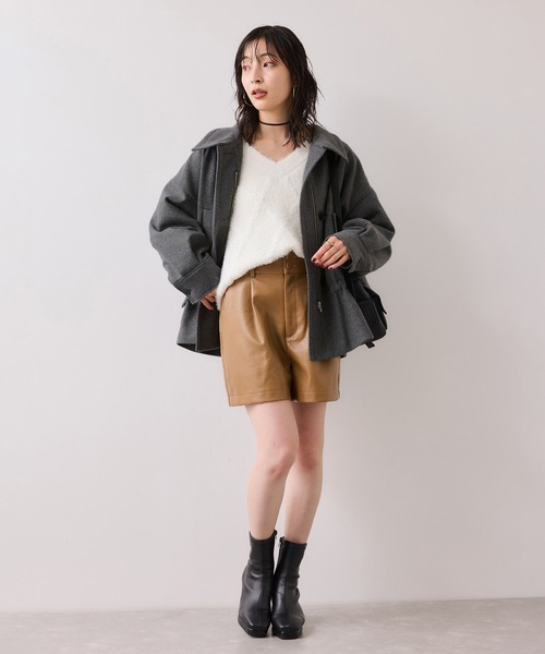 【新品】ウィルセレクション　ドロストペプラムフード　ブルゾン VIS（ビス） ドロストペプラムブルゾン : マルイ(丸井)Yahoo!店 - 通販