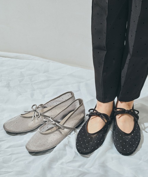 ジェーンマープル　オペラリボンのウイングチップ　アイボリー　Lサイズ ジェーンマープル オペラリボンのウイングチップ アイボリー Lサイズ