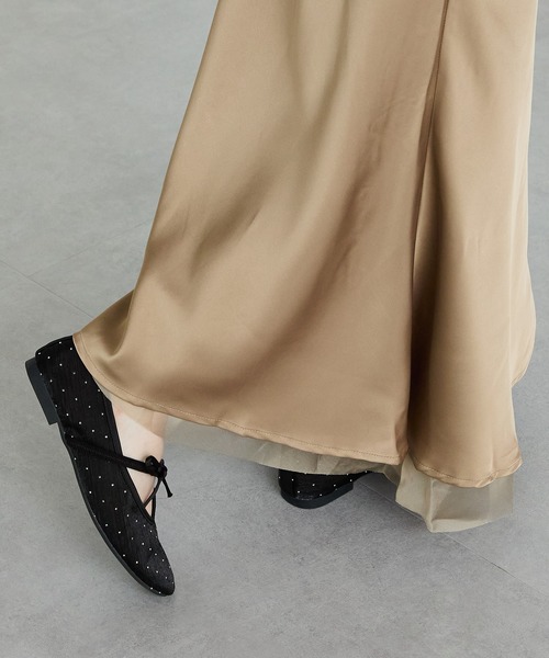 ブラウン ラインストーン オープントゥシューズ アルネ セヴン トゥエルヴ サーティ ALUNE SEVEN TWELVE THIRTY ライン