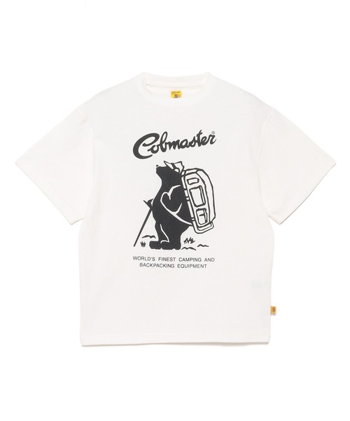 「COBMASTER」 半袖Tシャツ L ベージュ メンズ_画像3