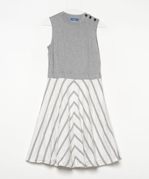 【値下げ】【美品】ブルーレーベルクレストブリッジ☆ノースリーブワンピース☆38 BLUE LABEL CRESTBRIDGE（ブルーレーベルクレストブリッジ