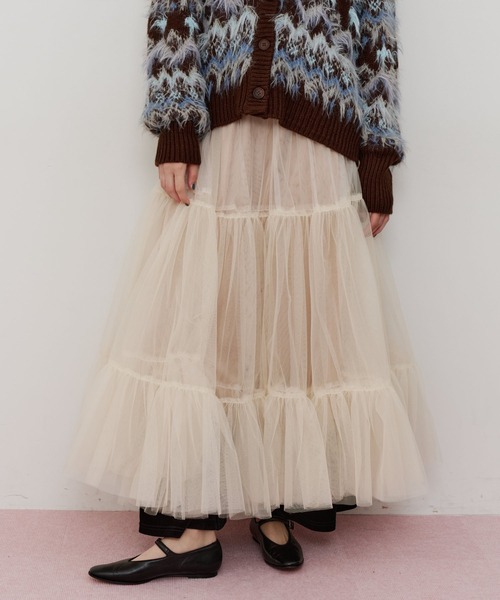 ボリュームチュールスカート　ラベルエチュード LA BELLE ETUDE（ラベルエチュード） スカート NEW Giselle