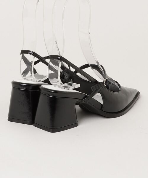 「SY UNITED ARROWS」 ヒールサンダル 22.5cm オフホワイト レディース_画像2