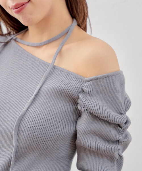 「Chico」 長袖ニット FREE アイボリー レディース_画像3