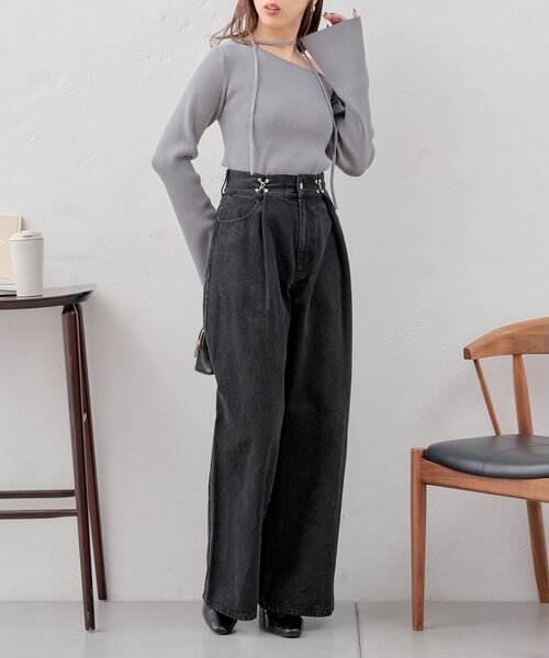 「Chico」 長袖ニット FREE アイボリー レディース_画像7