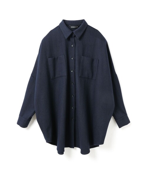 mizuiroind ブラウス mizuiroind（ミズイロインド） ブラウス シャツ ポケット付きワイド