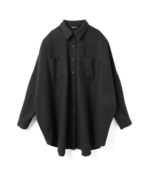 mizuiroind（ミズイロインド） ブラウス シャツ ポケット付きワイド