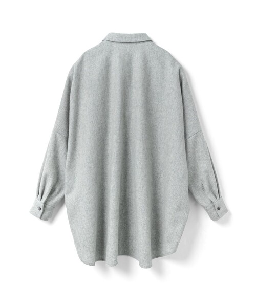 mizuiroind（ミズイロインド） ブラウス シャツ ポケット付きワイド