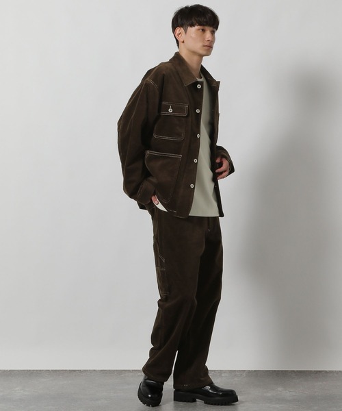 LAKOLE パンツ 「セットアップ可」ツイルコールワークパンツ / 592200