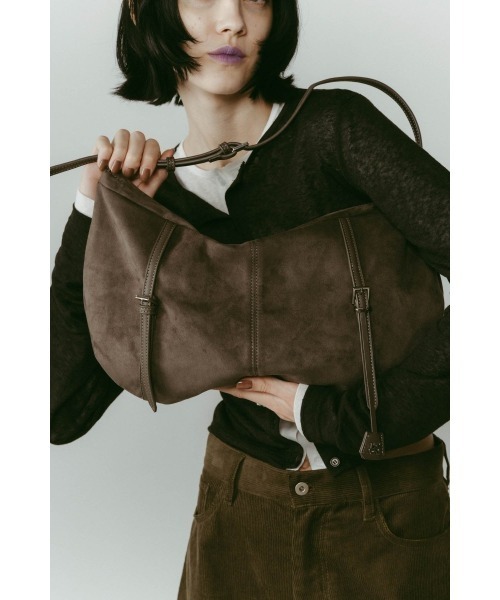 新品未使用　knuth marf suede moon bag ブラウン Knuth Marf - suede moon bag / スエード ムーンバッグ (ブラウン