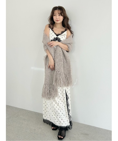 FRAY I.D（フレイ・アイディー） ストール マフラー ブラッシュ