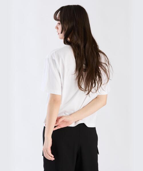 「To b. by agnes b.」 半袖Tシャツ 40 ホワイト レディース_画像4