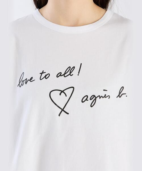 「To b. by agnes b.」 半袖Tシャツ 40 ホワイト レディース_画像6