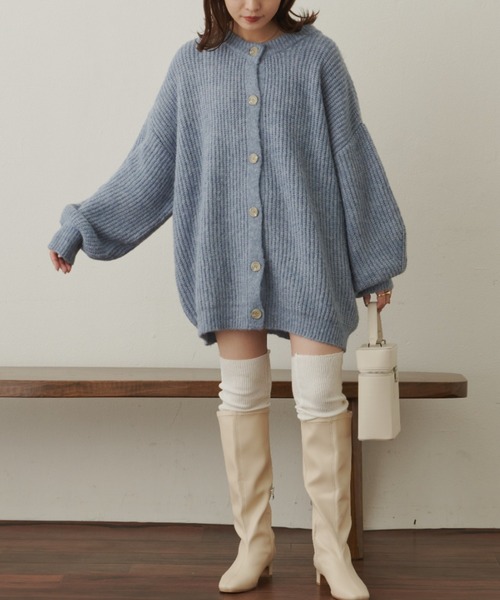 「VANNIE U」 ロングブーツ MEDIUM アイボリー レディース_画像6