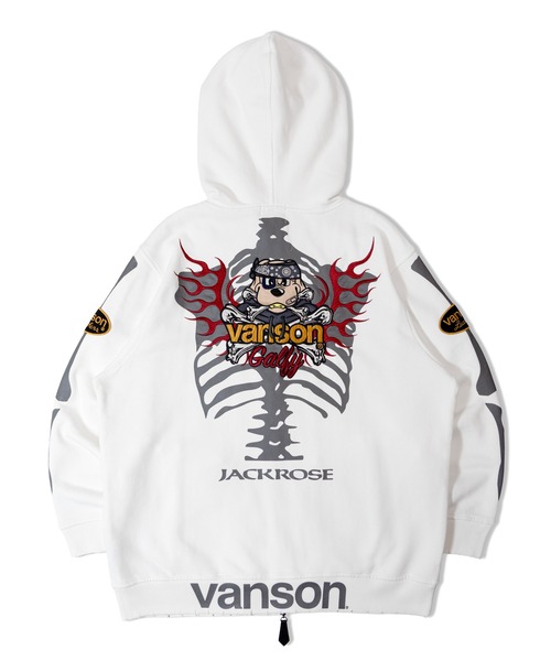 GALFY（ガルフィー） パーカー JACKROSE×VANSON×GALFY-骨犬 Zip Hoodie