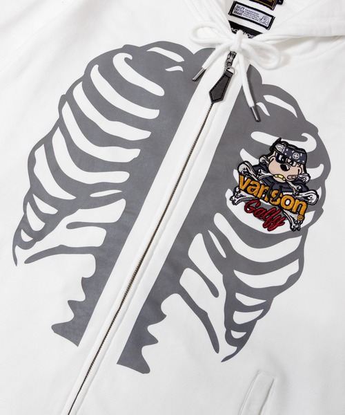 GALFY（ガルフィー） パーカー JACKROSE×VANSON×GALFY-骨犬 Zip Hoodie