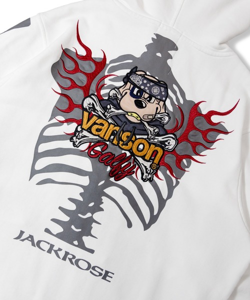 GALFY（ガルフィー） パーカー JACKROSE×VANSON×GALFY-骨犬 Zip Hoodie