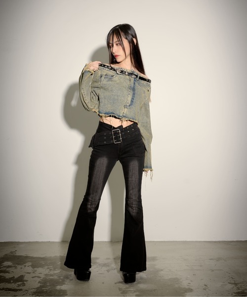 KOM（ドットコム） tシャツ 「.KOM/ドットケーオーエム」ベルト付