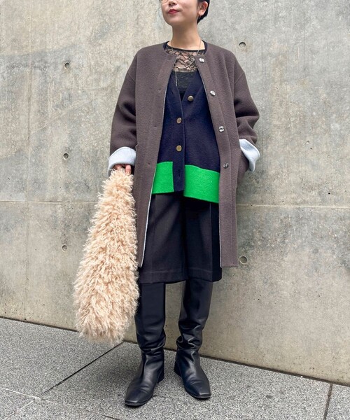 NOLLEY'S（ノーリーズ） パンツ ウォッシャブルフラノ風ハーフパンツ