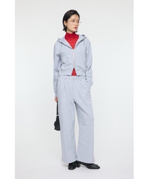 トレーナー スウェット PU ZIP UP SWEAT フ―ディー レディース_6