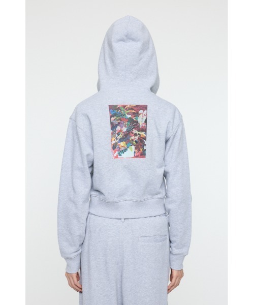 トレーナー スウェット PU ZIP UP SWEAT フ―ディー レディース_11