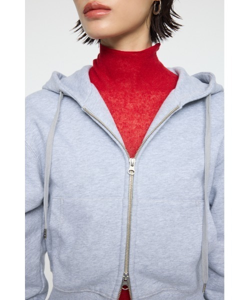 トレーナー スウェット PU ZIP UP SWEAT フ―ディー レディース_12