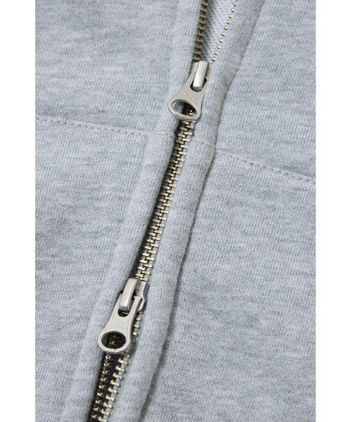トレーナー スウェット PU ZIP UP SWEAT フ―ディー レディース_19