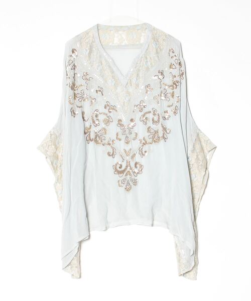 GRACE CONTINENTAL（グレースコンチネンタル） ポンチョ 36 ブルー