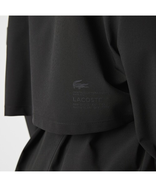 「LACOSTE」 トレンチコート 36 ブラック レディース_画像5