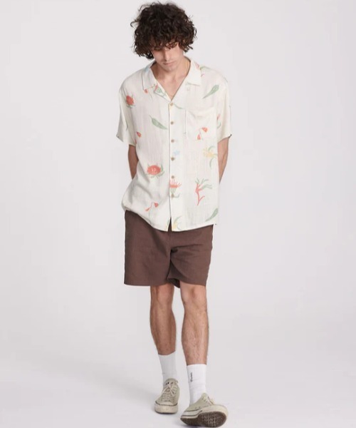 「TCSS」 半袖シャツ LARGE ナチュラル メンズ_画像5