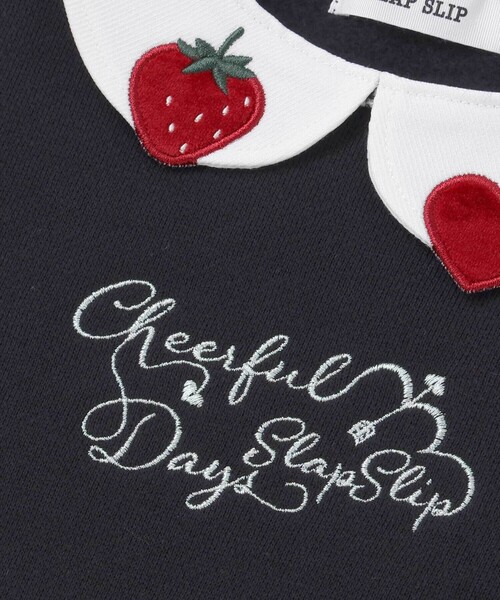 SLAP SLIP（スラップスリップ） トレーナー 「裏起毛」ハートチェリー