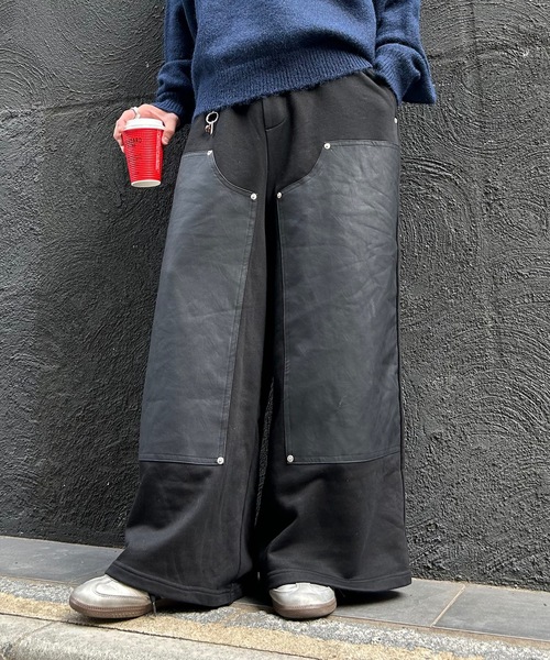 UNDERSTATEMENTs スウェットパンツ ジャージ 「ユニセックス」合皮