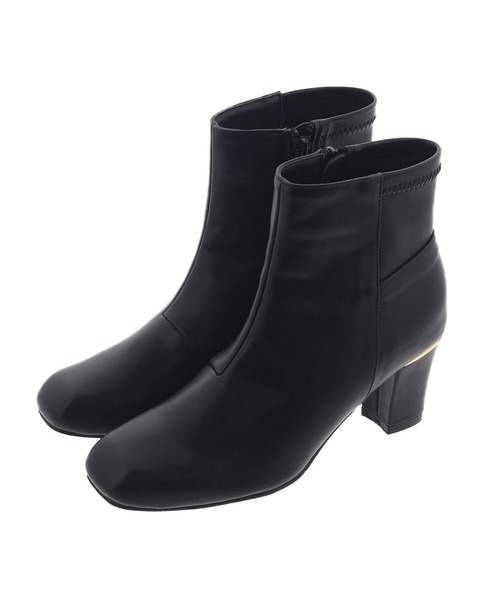 「JELLY BEANS」 ショートブーツ M グレイッシュベージュ レディース_画像9