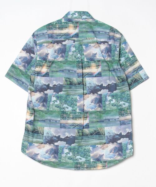 「Design Tshirts Store graniph」 半袖シャツ S グリーン メンズ_画像2