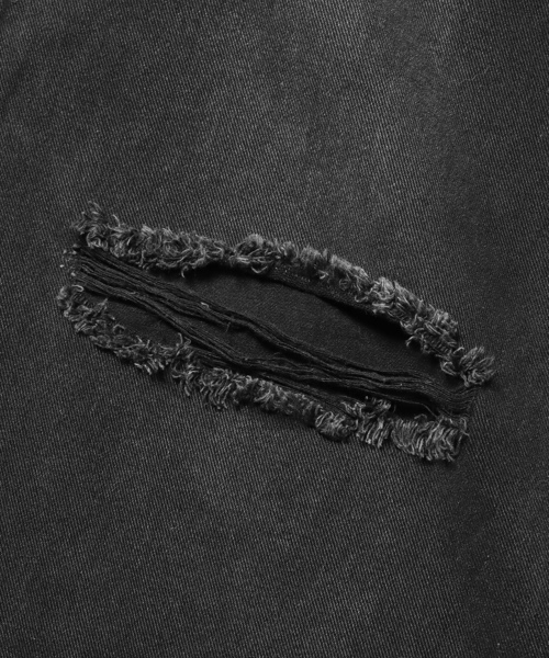 「Theater code」 デニムパンツ X-LARGE ブラック メンズ_画像9