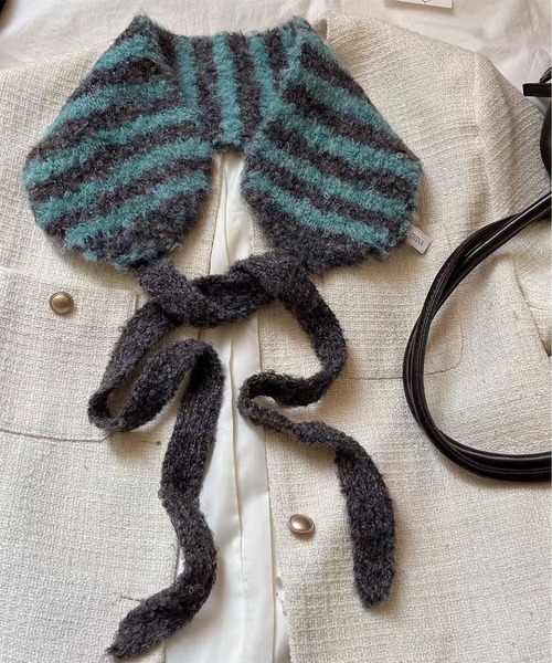 耳当て イヤーマフ 「M2SUQARED/エムツースクエア」ニットイヤー