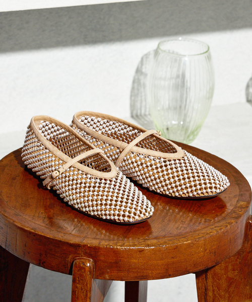 Le Talon GRISE（ル タロン グリーズ） シューズ GRISEパールネット