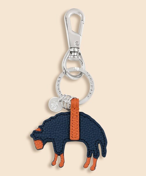 BROOKS BROTHERS（ブルックスブラザーズ） キーホルダー カウレザー GF