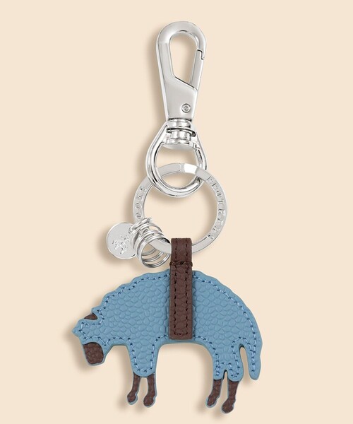 BROOKS BROTHERS（ブルックスブラザーズ） キーホルダー カウレザー GF
