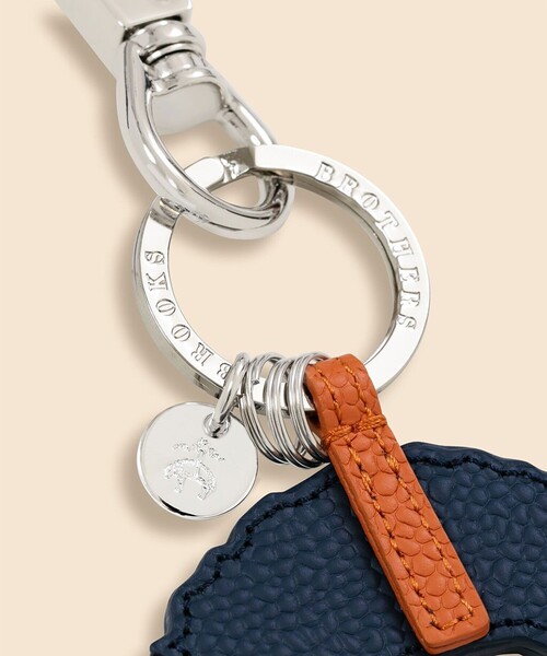BROOKS BROTHERS（ブルックスブラザーズ） キーホルダー カウレザー GF